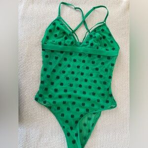 Victoria's Secret 4 Leaf Clover Bodysuit